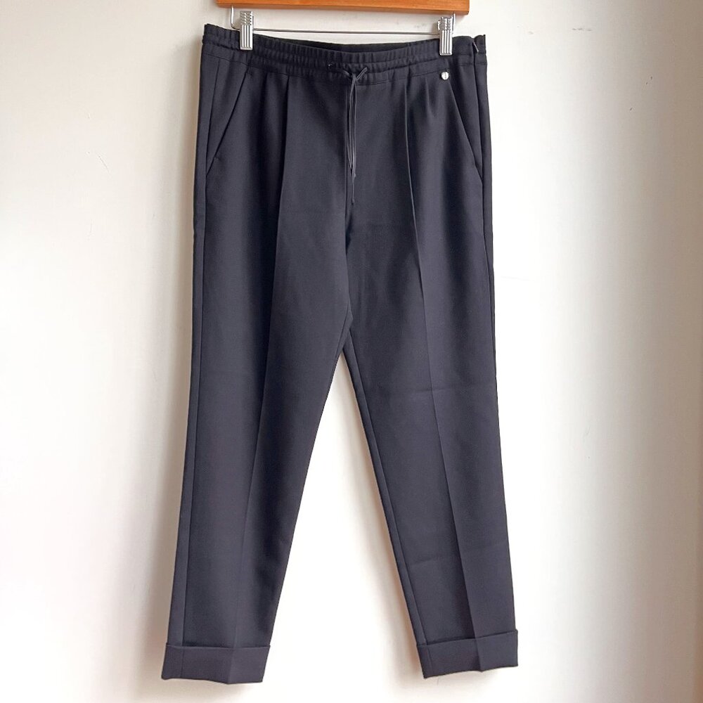 MaxMara Lightweight Wool Elastic Waist Joggers